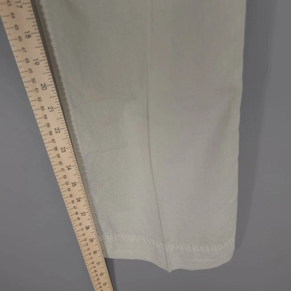 GRAMICCI Women's Pants Size 6 Straight Flare Drawstring Hiking Gray‎ Green
